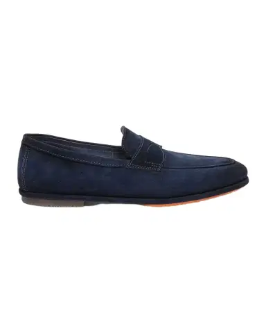 Santoni Men's Carlo Burnished Suede Driving Shoes | Thumbnail 1 Santoni Men's Carlo Burnished Suede Driving Shoes | Thumbnail 1