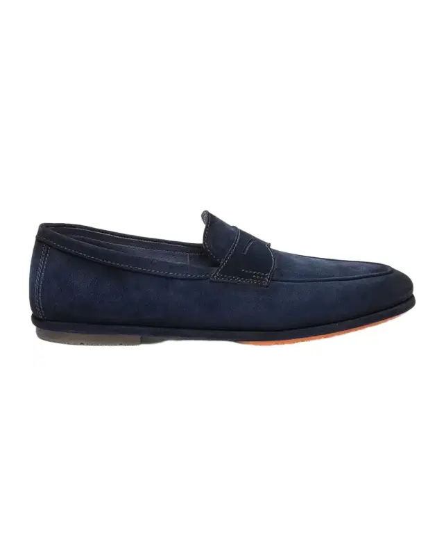 Santoni Men 's Carlo Burnished Suede Driving Shoes