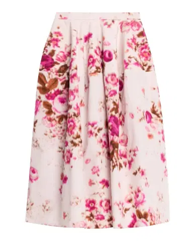 Erdem Floral-Print Cotton Midi Skirt | Thumbnail 1