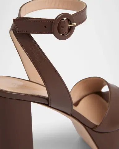 Gianvito Rossi 70MM Leather Platform Sandals | Thumbnail 3 Gianvito Rossi 70MM Leather Platform Sandals | Thumbnail 3