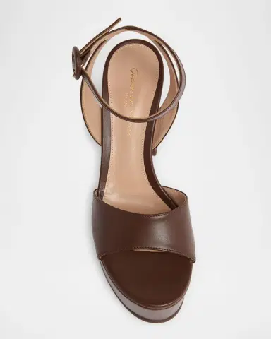 Gianvito Rossi 70MM Leather Platform Sandals | Thumbnail 4 Gianvito Rossi 70MM Leather Platform Sandals | Thumbnail 4