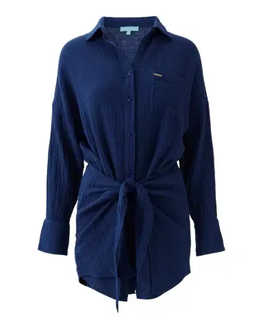 Melissa Odabash Sara Mini Shirtdress Coverup | Thumbnail 1
