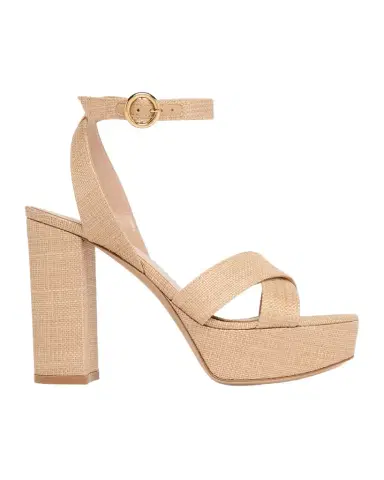 Gianvito Rossi 70MM Raffia Platform Sandals | Thumbnail 1 Gianvito Rossi 70MM Raffia Platform Sandals | Thumbnail 1