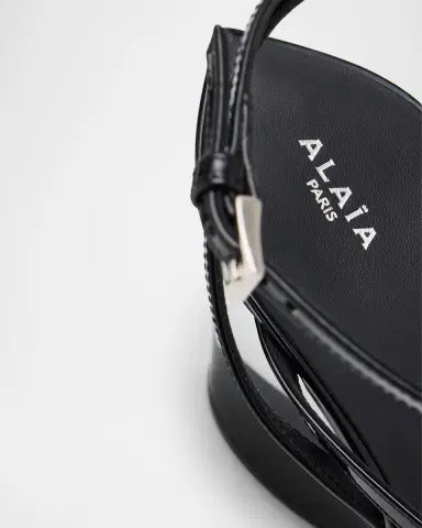 Alaïa 90mm Patent Leather Wedge Sandals | Thumbnail 5