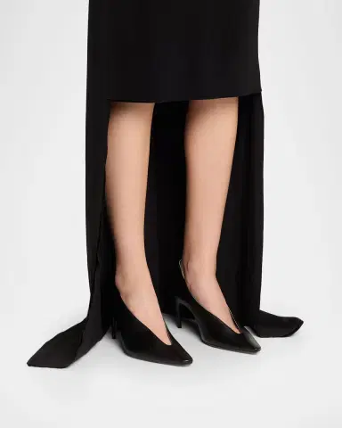Balenciaga 90mm Duchesse Nappa Leather Pumps | Thumbnail 2