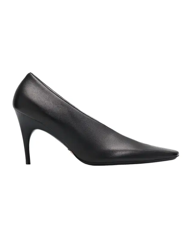 90mm Duchesse Nappa Leather Pumps