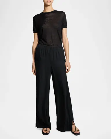 Theory Slit Pull-On Pants | Thumbnail 2 Theory Slit Pull-On Pants | Thumbnail 2