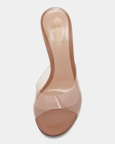 Gianvito Rossi 95mm Clear Mule Sandals | Thumbnail 4