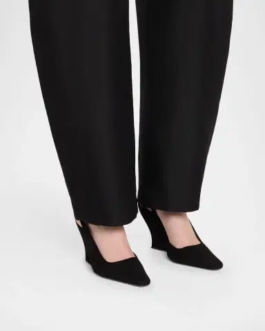 Alaïa 90mm Suede Slingback Pumps | Thumbnail 2 Alaïa 90mm Suede Slingback Pumps | Thumbnail 2