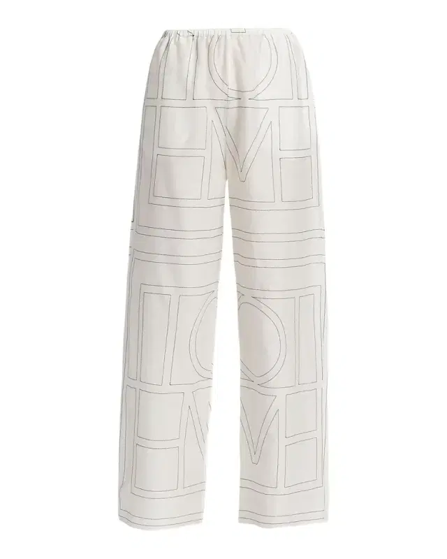 Monogram Cotton PJ Bottoms