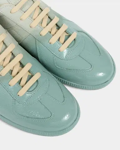 Maison Margiela Men 's Replica Sprayed Leather Low-Top Sneakers | Thumbnail 3