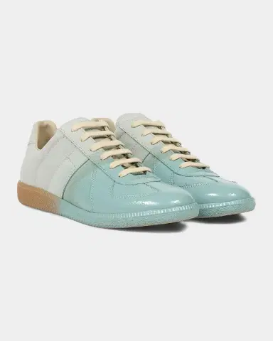 Maison Margiela Men 's Replica Sprayed Leather Low-Top Sneakers | Thumbnail 5