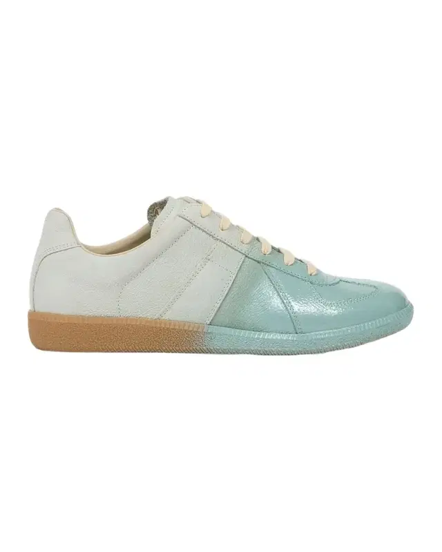 Maison Margiela Men 's Replica Sprayed Leather Low-Top Sneakers