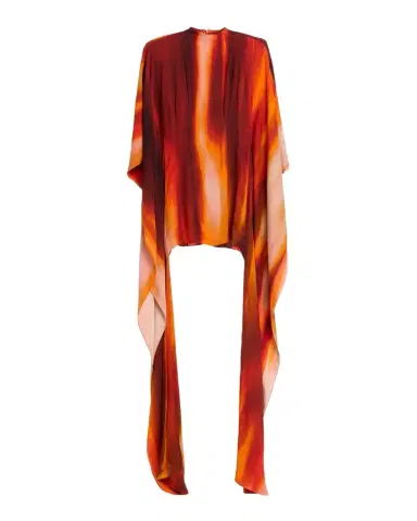 LaQuan Smith Gradient Long-Sleeve Mini Dress | Thumbnail 1 LaQuan Smith Gradient Long-Sleeve Mini Dress | Thumbnail 1
