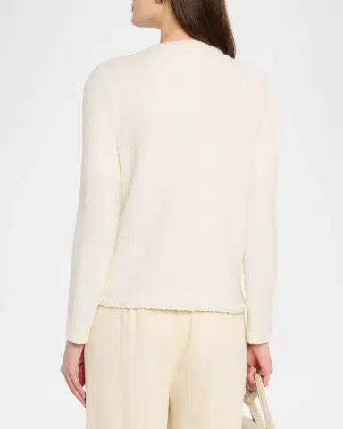 Misook Relaxed Braid-Trim Tweed Jacket | Thumbnail 3 Misook Relaxed Braid-Trim Tweed Jacket | Thumbnail 3