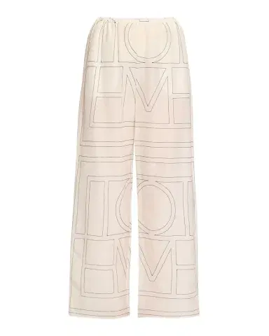 Toteme Monogram Cotton PJ Bottoms | Thumbnail 1