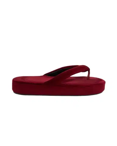 Balenciaga Jet Lag Stretch Velvet Platform Thong Sandals | Thumbnail 1 Balenciaga Jet Lag Stretch Velvet Platform Thong Sandals | Thumbnail 1