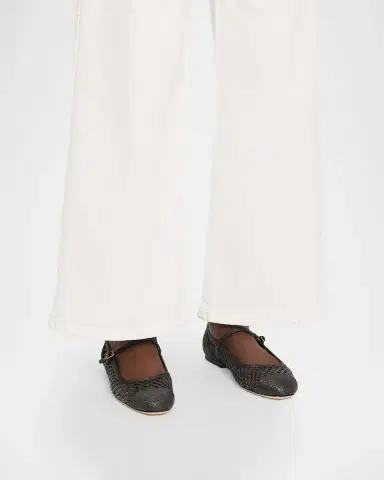 Veronica Beard Ellie Raffia Ballerina Flats | Thumbnail 2