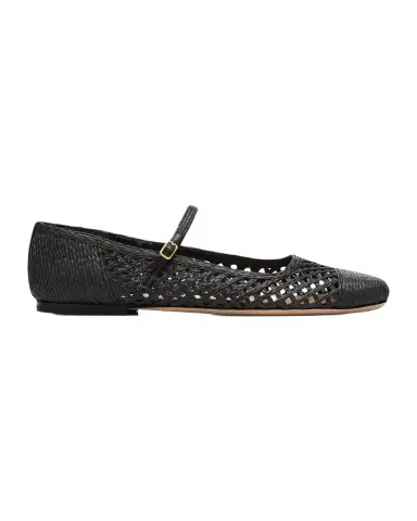Veronica Beard Ellie Raffia Ballerina Flats | Thumbnail 1
