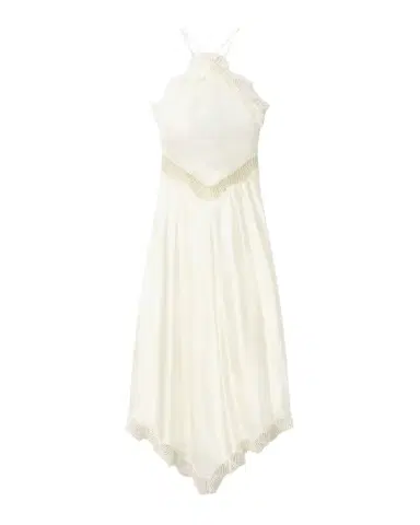 A.L.C. Lucia Satin & Lace Midi Dress | Thumbnail 1 A.L.C. Lucia Satin & Lace Midi Dress | Thumbnail 1