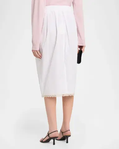 Maria McManus Lace-Trim Midi Tulip Skirt | Thumbnail 3 Maria McManus Lace-Trim Midi Tulip Skirt | Thumbnail 3