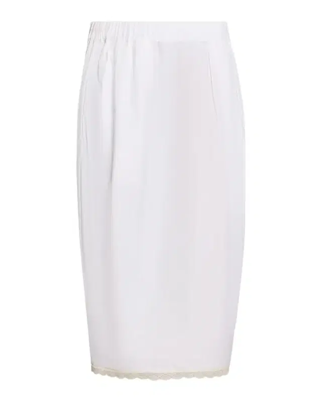 MARIA MCMANUS Lace-Trim Midi Tulip Skirt