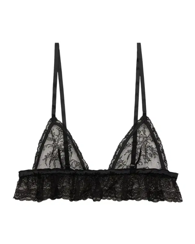 Scalloped Lace Soft Cup Bra