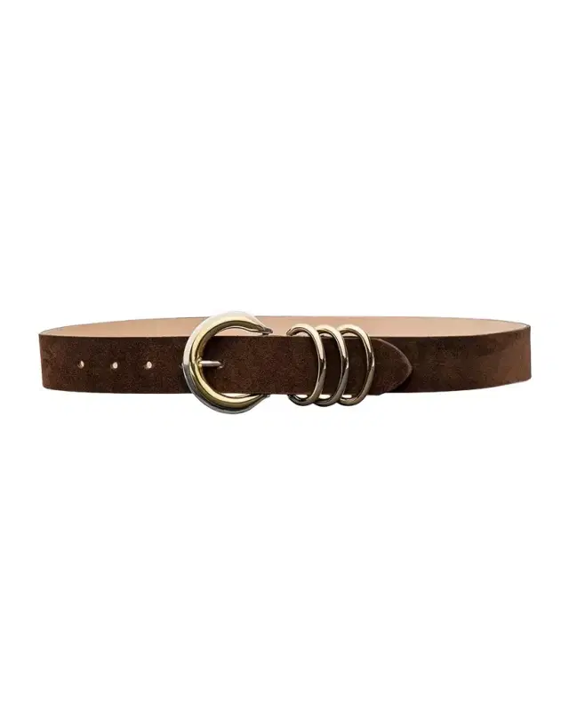 L 'AGENCE Tobar Suede Belt