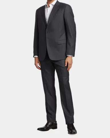 Giorgio Armani Mne's Basic Wool Two-Piece Suit | Thumbnail 4 Giorgio Armani Mne's Basic Wool Two-Piece Suit | Thumbnail 4