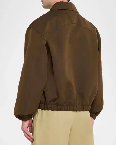 Bottega Veneta Men's Wool Blouson Jacket | Thumbnail 3 Bottega Veneta Men's Wool Blouson Jacket | Thumbnail 3