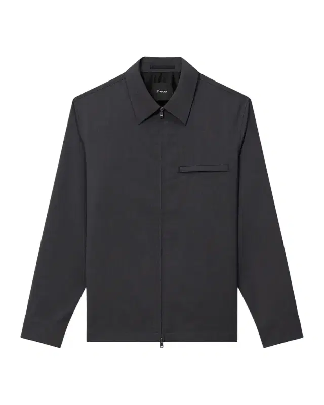 Theory Men 's Travel Overshirt in Motion Wool