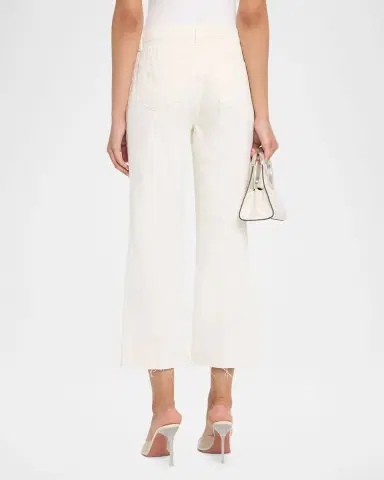 L 'Agence Wanda High-Rise Cropped Wide Jeans | Thumbnail 3