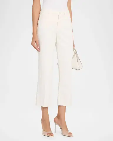 L 'Agence Wanda High-Rise Cropped Wide Jeans | Thumbnail 4