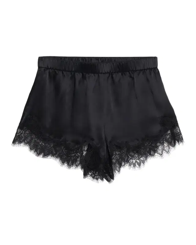 L 'AGENCE Joy Silk Lace Shorts