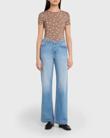 L 'AGENCE Scottie High-Rise Wide Jeans | Thumbnail 2