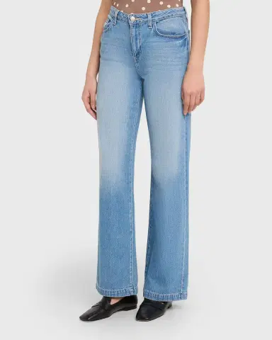 L 'AGENCE Scottie High-Rise Wide Jeans | Thumbnail 4