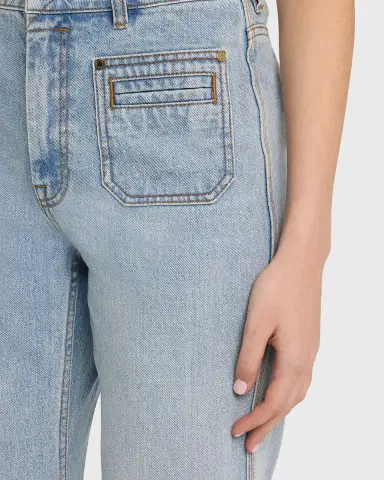 Zimmermann High-Rise Flare Jeans | Thumbnail 5 Zimmermann High-Rise Flare Jeans | Thumbnail 5