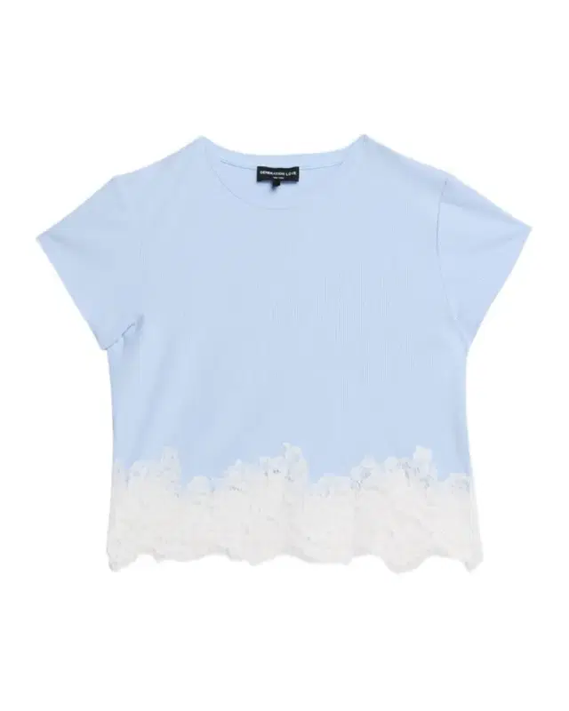 Paige Ribbed Lace-Trim T-Shirt Paige Ribbed Lace-Trim T-Shirt