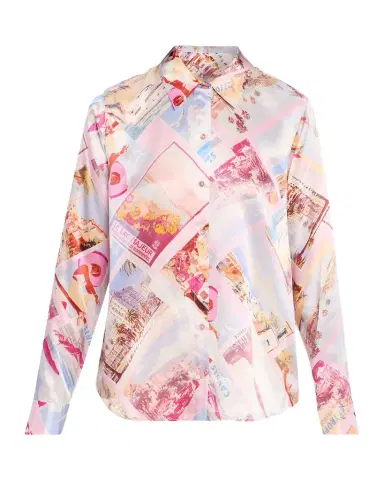 L'Agence Tyler Silk Button-Front Blouse | Thumbnail 1