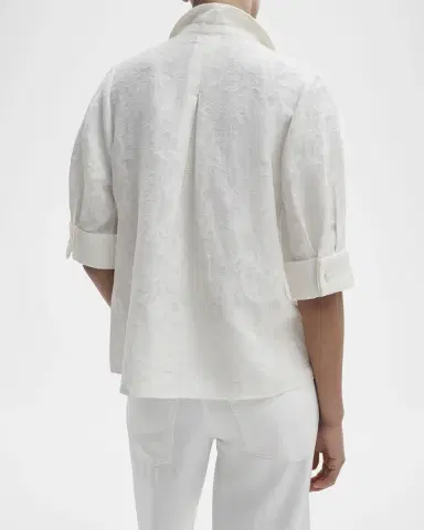 rag & bone Carmella Puff-Sleeve Blouse | Thumbnail 3 rag & bone Carmella Puff-Sleeve Blouse | Thumbnail 3