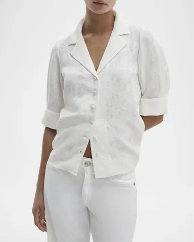 rag & bone Carmella Puff-Sleeve Blouse | Thumbnail 4 rag & bone Carmella Puff-Sleeve Blouse | Thumbnail 4
