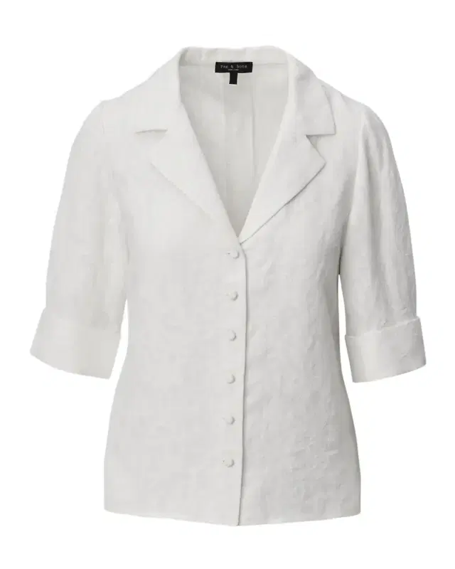 Carmella Puff-Sleeve Blouse