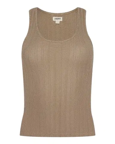L'Agence Adira Pointelle Scoop-Neck Tee | Thumbnail 1