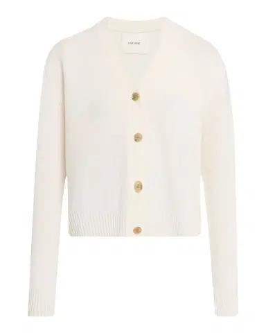 Lisa Yang Marion Cashmere-Silk V-Neck Cardigan | Thumbnail 1