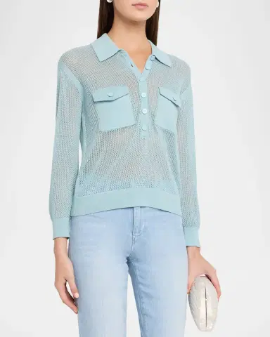 L'AGENCE Carine Cashmere-Blend Sweater | Thumbnail 4 L'AGENCE Carine Cashmere-Blend Sweater | Thumbnail 4