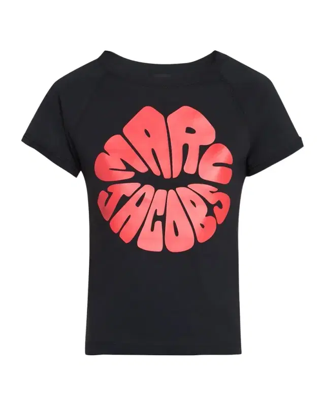 Marc Jacobs Marc Kiss Logo Shrunken T-Shirt
