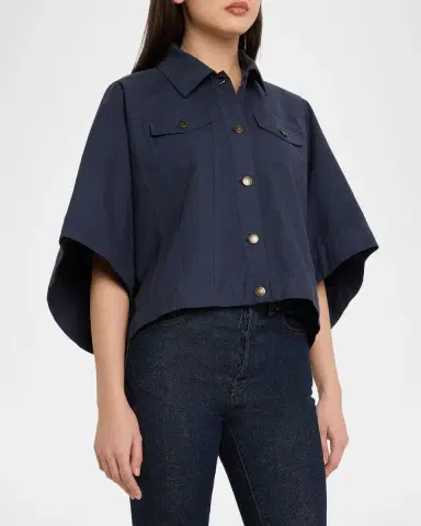 Ramy Brook Beatrice Canvas Jacket | Thumbnail 4
