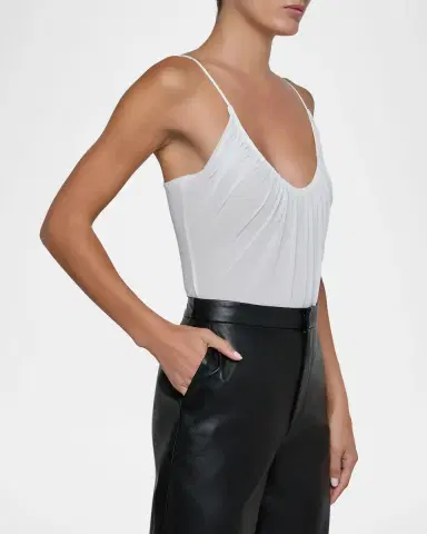 L 'AGENCE Gelina Ruched Bodysuit | Thumbnail 5