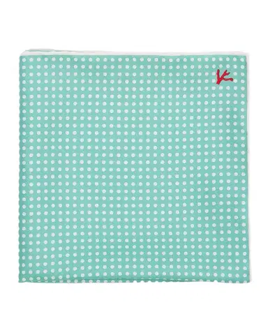 Isaia Men's Polka Dot Silk Pocket Square | Thumbnail 1 Isaia Men's Polka Dot Silk Pocket Square | Thumbnail 1