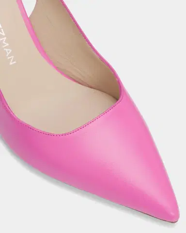 Stuart Weitzman 75mm Stuart Power Leather Slingback Pumps | Thumbnail 3 Stuart Weitzman 75mm Stuart Power Leather Slingback Pumps | Thumbnail 3